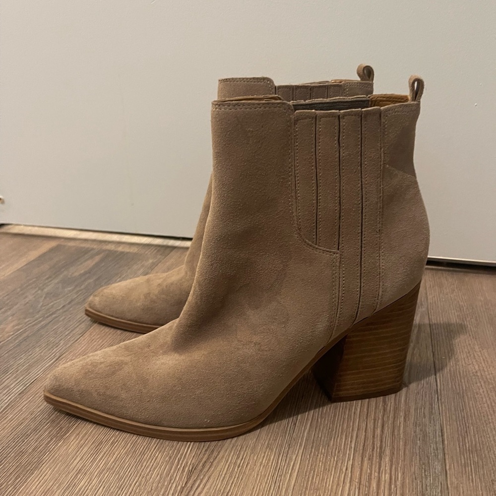 Marc Fisher Sued Heeled Boots